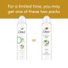 imageDove Aluminum Free Deodorant Spray for Women 3 Count Coconut ampamp Pink Jasmine 72 hour odor protection 4ozCucumber