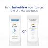 imageDove Aluminum Free Deodorant for Women 3 Count Sensitive 72 hour odor protection 26 oz