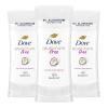 imageDove Aluminum Free Deodorant for Women 3 Count Shea Butter 72 hour odor protection 26 ozCoconut Pink Jasmine