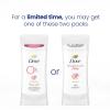 imageDove Aluminum Free Deodorant for Women 3 Count Shea Butter 72 hour odor protection 26 ozRose