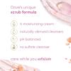 imageDove Body Scrub White Peach ampamp Crushed Rice 3 Count for Visibly SilkySmooth Nourished Skin with  Moisturizing CreamHimalayan Salt  Rose Oil