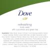 imageDove Body Wash 24 Count Refreshing Cucumber and Green Tea Refreshes Skin Cleanser That Effectively Washes Away Bacteria While Nourishing Your 3 ozCucumber and Green Tea