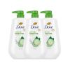 imageDove Body Wash 24 Count Refreshing Cucumber and Green Tea Refreshes Skin Cleanser That Effectively Washes Away Bacteria While Nourishing Your 3 ozCucumber  Green Tea