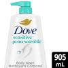 imageDove Body Wash 3 Count Sensitive Skin For 24hr LotionSoft Skin Moisturizing Skin Cleanser Gentle Hypoallergenic Formula with No Sulfates No ParabensSensitive Skin