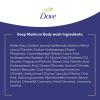 imageDove Body Wash with Pump with Skin Natural Nourishers for Instantly Soft Skin and Lasting Nourishment Deep Moisture Cleanser That Effectively Washes Away Bacteria While Nourishing Your Skin 34 oz 3 CountDeep Moisture