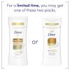 imageDove Even Tone Antiperspirant Deodorant Stick Apple Blossom ampamp Mango Butter 3 Count For Uneven Skin Tone 26 ozApple Blossom and Mango Butter