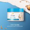 imageDove Exfoliating Body Polish Body Scrub Crushed Almond and Mango Butter 4 Count Exfoliating Scrub for Dry Skin Gently Exfoliates to Reveal Healthy Skin 105 ozCrushed Macadamia and Rice Milk