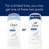 imageDove Invisible Solid Antiperspirant Deodorant Stick for Women Original Clean For All Day Underarm Sweat and Odor Protection 26 oz Pack of 626 Ounce Pack of 2