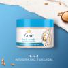 imageDove Scrub Macadamia ampamp Rice Milk Reveals Visibly Smoother Skin Body Scrub That Nourishes Skin 105 oz105 Ounce Pack of 1
