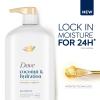 imageDove Shampoo Coconut ampamp Hydration Pack of 4 For Dry Hair Shampoo with Oil Blend of Coconut Jojoba ampamp Sweet Almond 31 oz