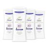 imageDove Advanced Care Antiperspirant Deodorant Stick Sheer Fresh 4 Count Antistain antiperspirant deodorant for soft underarms 72hour underarm odor protection and allday sweat control 26 oz