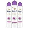 imageDove Advanced Care Antiperspirant ampamp Deodorant Spray Pink Rosa 3 count 72 hr Protection 38 oz