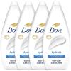 imageDove Body Wash 3 Count Sensitive Skin For 24hr LotionSoft Skin Moisturizing Skin Cleanser Gentle Hypoallergenic Formula with No Sulfates No ParabensSensitive Skin