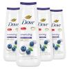 imageDove Body Wash Care ampamp Protect Antibacterial 4 Count For All Skin Types Protects from Dryness 20 ozBlueberry  Moon Milk
