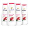 imageDove Body Wash Rejuvenating Pomegranate ampamp Hibiscus 4 Count for Renewed HealthyLooking Skin Gentle Skin Cleanser with 24hr Renewing MicroMoisture 20 oz