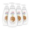 imageDove Instant Foaming Body Wash Shea Butter with Warm Vanilla Pack of 4 with NutriumMoisture Technology Effectively Washes Away Bacteria While Nourishing Your Skin 135 ozShea Butter  Warm Vanilla
