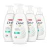 imageDove Instant Foaming Body Wash Shea Butter with Warm Vanilla Pack of 4 with NutriumMoisture Technology Effectively Washes Away Bacteria While Nourishing Your Skin 135 ozSensitive Skin