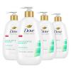 imageDove Prebiotic Boost Hand Wash Soothing Therapy 4 Count for Lasting Softness with Oatmeal ampamp CeramidesGentle Detox