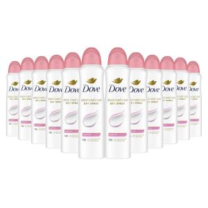 imageDove Advanced Care Antiperspirant Deodorant Spray Beauty Finish 3 Count To help skin barrier repair after shaving by boosting skins ceramide levels 72hour for Soft Underarms 38 oz38 Ounce Pack of 12
