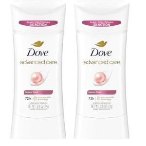 imageDove Advanced Care Antiperspirant Deodorant Stick Beauty Finish for Helping Repair Skin Barrier After Shaving with 72Hour Sweat ampamp Odor Protection 26 oz26 Ounce Pack of 2