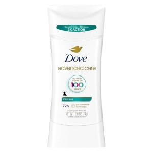 imageDove Advanced Care Antiperspirant Deodorant Stick Clear Finish 4 Count deodorant that doesnt stain clothes 72hour odor control and allday sweat protection with ProCeramide Technology 26 oz26 Ounce Pack of 1