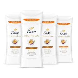 imageDove Advanced Care Antiperspirant Deodorant Stick Rejuvenate 4 Count to help skin barrier repair after shaving by boosting skins ceramide levels 72hour odor control for soft underarms 26 oz26 Ounce Pack of 4