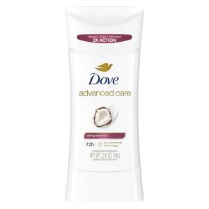 imageDove Advanced Care Antiperspirant Deodorant Stick Shea Butter 4 ct with Pro ceramide technology for helping skin barrier repair after shaving 72 hour odor control sweat protection stick 26 oz26 Ounce Pack of 1