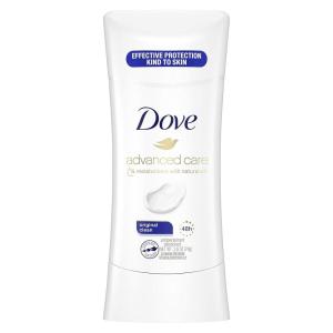 imageDove Advanced Care Antiperspirant Deodorant Stick for Soft Resilient Skin Clear Finish with No White Marks and 72Hour Sweat ampamp Odor Protection 26 ozOriginal Clean