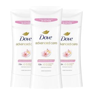 imageDove Advanced Care Antiperspirant Deodorant for Women Sakura Blossom ampamp Yuzu 3 pack 72 hour sweat and odor protection 26 oz