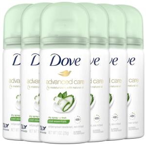 imageDove Advanced Care Dry Spray Antiperspirant Deodorant for Women Revive for 48 Hour Protection And Soft And Comfortable Underarms 38 oz1 Ounce Pack of 6