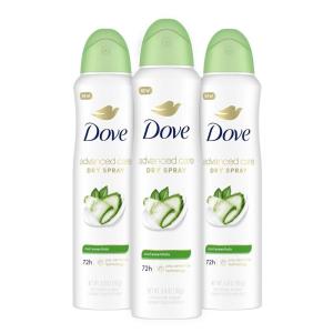 imageDove Advanced Care Dry Spray Antiperspirant Deodorant for Women Revive for 48 Hour Protection And Soft And Comfortable Underarms 38 oz114 Ounce Pack of 1