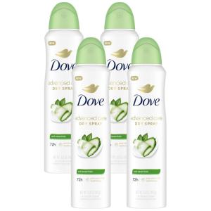 imageDove Advanced Care Dry Spray Antiperspirant Deodorant for Women Revive for 48 Hour Protection And Soft And Comfortable Underarms 38 oz38 Ounce Pack of 4