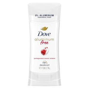 imageDove Aluminum Free Deodorant for Women 3 Count Shea Butter 72 hour odor protection 26 ozPomegranate and Lemon Verbena
