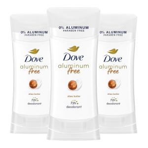 imageDove Aluminum Free Deodorant for Women 3 Count Shea Butter 72 hour odor protection 26 ozShea Butter