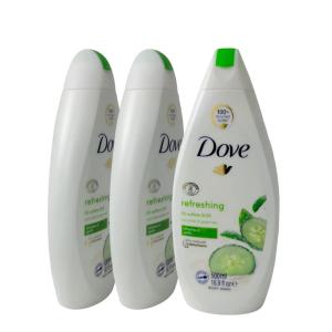 imageDove Body Wash 24 Count Refreshing Cucumber and Green Tea Refreshes Skin Cleanser That Effectively Washes Away Bacteria While Nourishing Your 3 ozCucumber  Green Tea