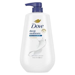 imageDove Body Wash Deep Moisture for 24hr LotionSoft Skin Moisture Moisturizing Skin Cleanser with No Sulfates No Parabens 306 ozFragranced
