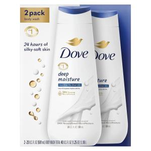 imageDove Body Wash with Pump with Skin Natural Nourishers for Instantly Soft Skin and Lasting Nourishment Deep Moisture Cleanser That Effectively Washes Away Bacteria While Nourishing Your Skin 34 oz 3 CountDeep Moisture