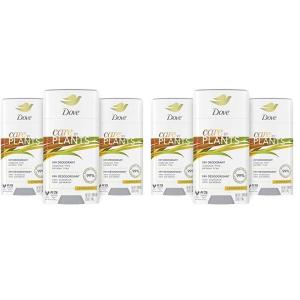 imageDove Care by Plants Deodorant Stick for longlasting deodorant protection Lemongrass aluminum free deodorant 26 oz 3 Count26 Ounce Pack of 6