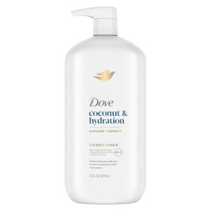 imageDove Conditioner Coconut ampamp Hydration Pack of 4 for Dry Hair Conditioner with Coconut Oil Jojoba Oil ampamp Sweet Almond Oil 31 oz