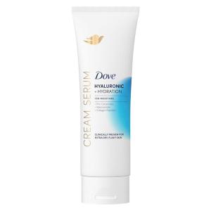 imageDove Cream Serum Hyaluronic  Hydration for Extra Dry Flaky Skin with ProCeramides Niacinamide and Collagen Peptides Lotion 8 oz