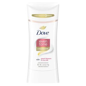 imageDove Even Tone Antiperspirant Deodorant Stick Apple Blossom ampamp Mango Butter 3 Count For Uneven Skin Tone 26 ozBlossom