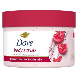 imageDove Exfoliating Body Polish Crushed Cherries ampamp Chia Milk Skin Care for Revitalized Skin Formulated with 14 Moisturizing Cream 105 oz