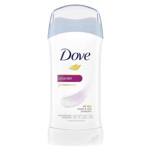 imageDove Invisible Solid Antiperspirant Deodorant Stick for Women Powder For All Day Underarm Sweat ampamp Odor Protection 26 oz 6 Count26 Ounce Pack of 1
