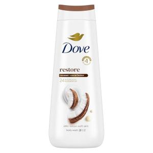imageDove Purely Pampering Body Wash for Dry Skin Coconut Butter and Cocoa Butter Effectively Washes Away Bacteria While Nourishing Your Skin 22 oz 4 countcoconut butter