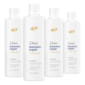 imageDove Shampoo 4 count Intensive Repair for Damaged Hair with BioProtein Care Technology and Amino Serum 12 Fl OzFragranced