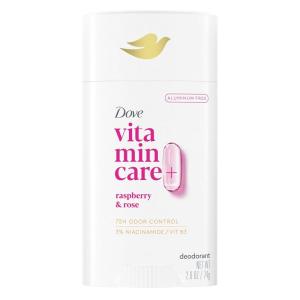 imageDove VitaminCare Aluminum Free Deodorant Stick Cucumber ampamp Melon for 72H Odor Protection Breathable Deodorant for Women 26 ozRaspberry  Rose