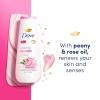 imageDove Body Wash 4 Count Renewing Peony and Rose Oil for Renewed HealthyLooking Skin Gentle Skin Cleanser with 24hr Renewing MicroMoisture 20 oz