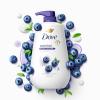 imageDove Body Wash with Pump AntiStress Blue Chamomile ampamp Oat Milk for 24hr LotionSoft Skin Moisturizing Skin Cleanser with No Sulfates No Parabens 306 ozBlueberry