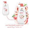 imageDove Body Wash with Pump Rejuvenate Pomegranate ampamp Hibiscus for 24hr LotionSoft Skin Moisturizing Skin Cleanser with No Sulfates No Parabens 306 OzWhite Peach