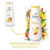 imageDove Glowing Body Wash For Revitalized Refreshed Skin Mango Butter and Almond Butter Cleanser That Effectively Washes Away Bacteria While Nourishing Your Skin 22 oz 4 CountMango